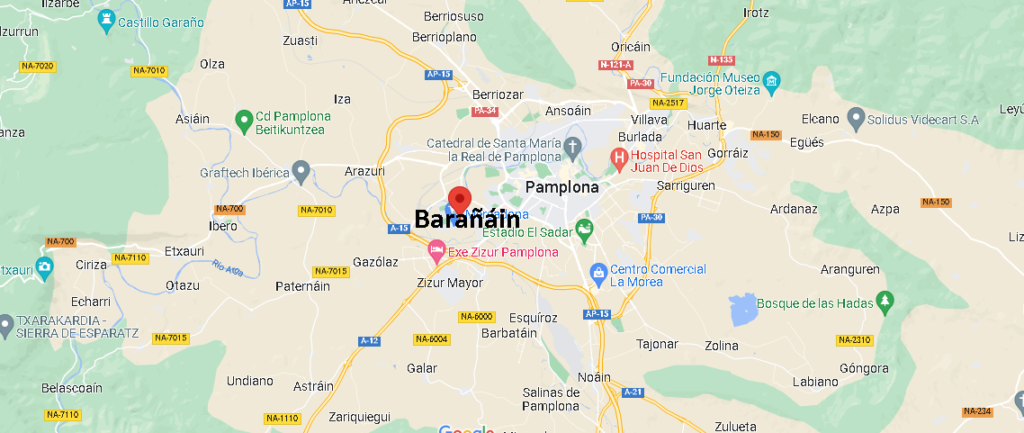 ¿Dónde está Barañáin España