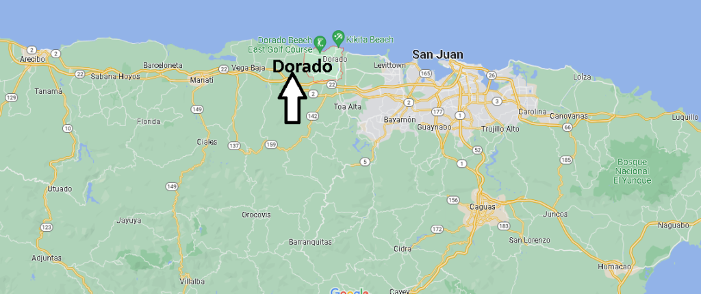 ¿Dónde está Dorado Puerto Rico