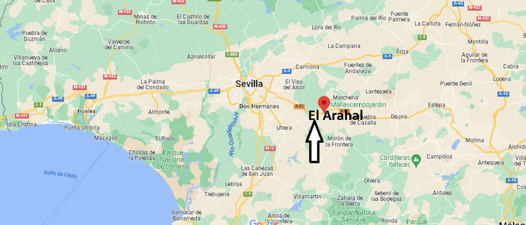 ¿Dónde está El Arahal