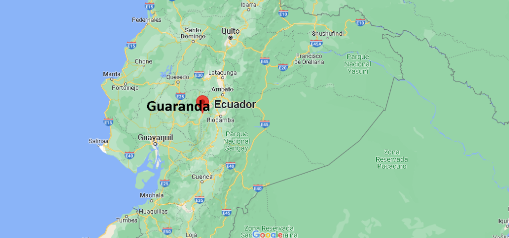 ¿Dónde está Guaranda Ecuador