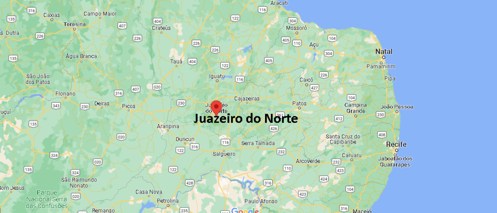 ¿Dónde está Juazeiro do Norte Brasil