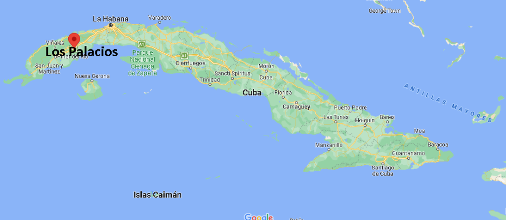 ¿Dónde está Los Palacios Cuba