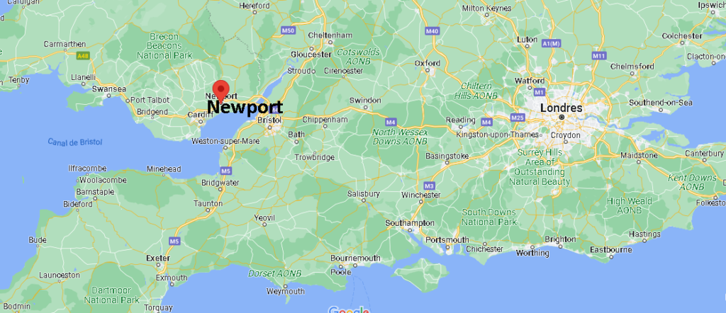 ¿Dónde está Newport Reino Unido