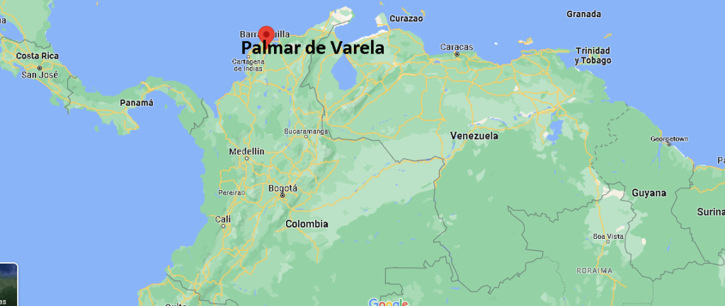 ¿Dónde está Palmar de Varela Colombia