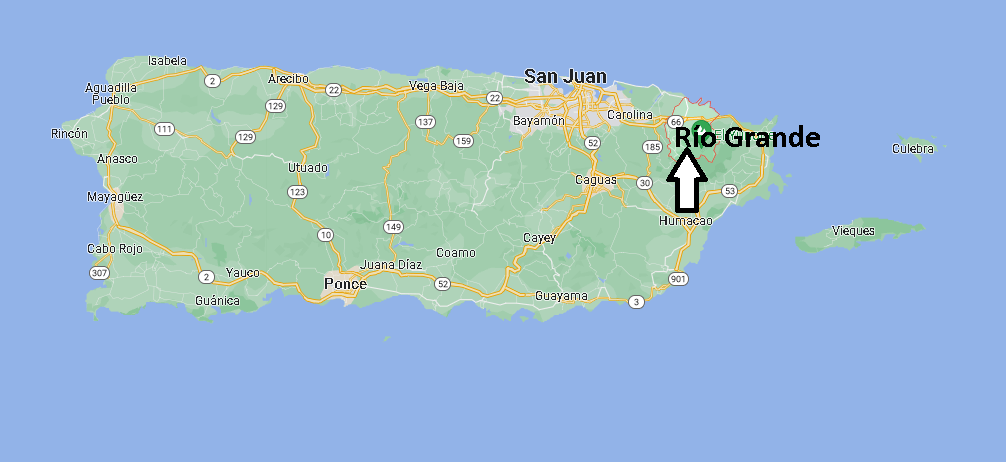 ¿Dónde está Río Grande Puerto Rico