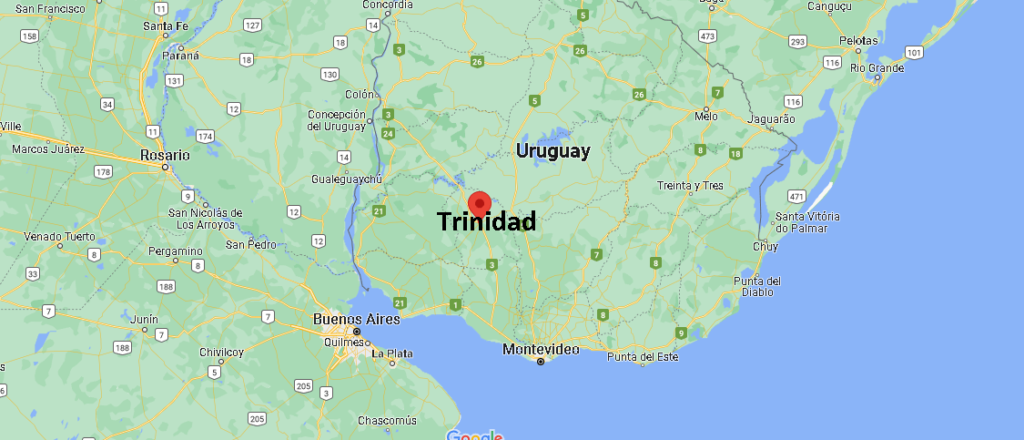 ¿Dónde está Trinidad Uruguay