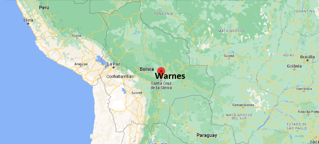 ¿Dónde está Warnes Bolivia