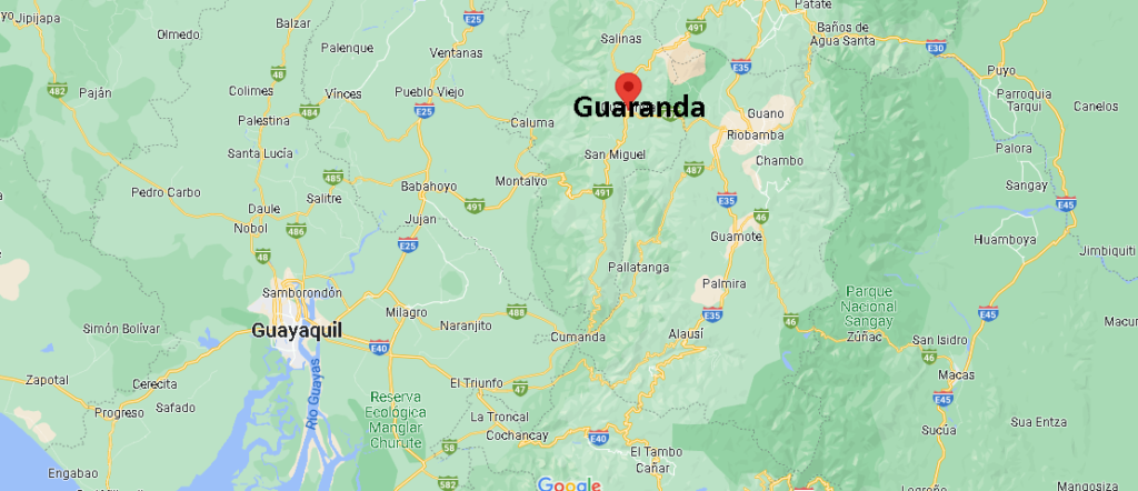 ¿Dónde se localiza Guaranda