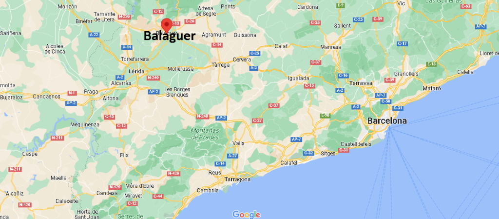 ¿Dónde está Balaguer en Barcelona