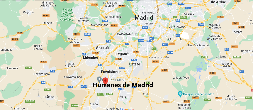 ¿Dónde está Humanes de Madrid