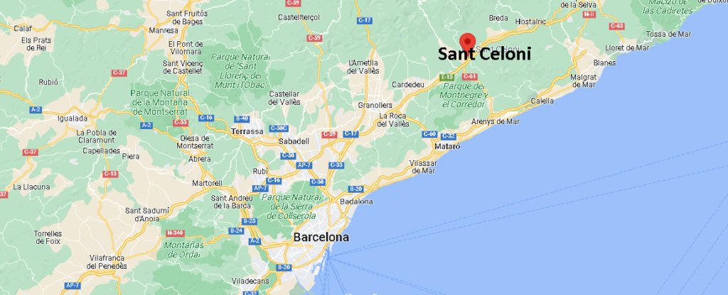 ¿Dónde está Sant Celoni