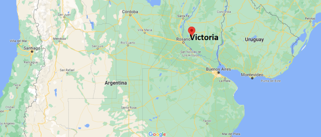 ¿Dónde está Victoria Argentina