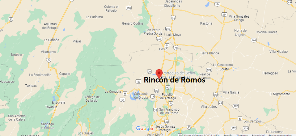 Dónde queda Rincón de Romos