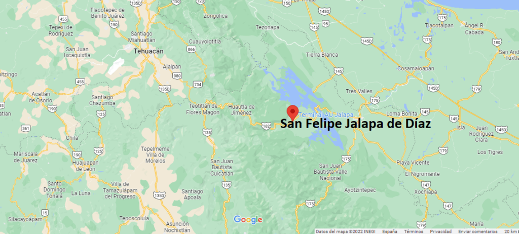Dónde queda San Felipe Jalapa de Díaz