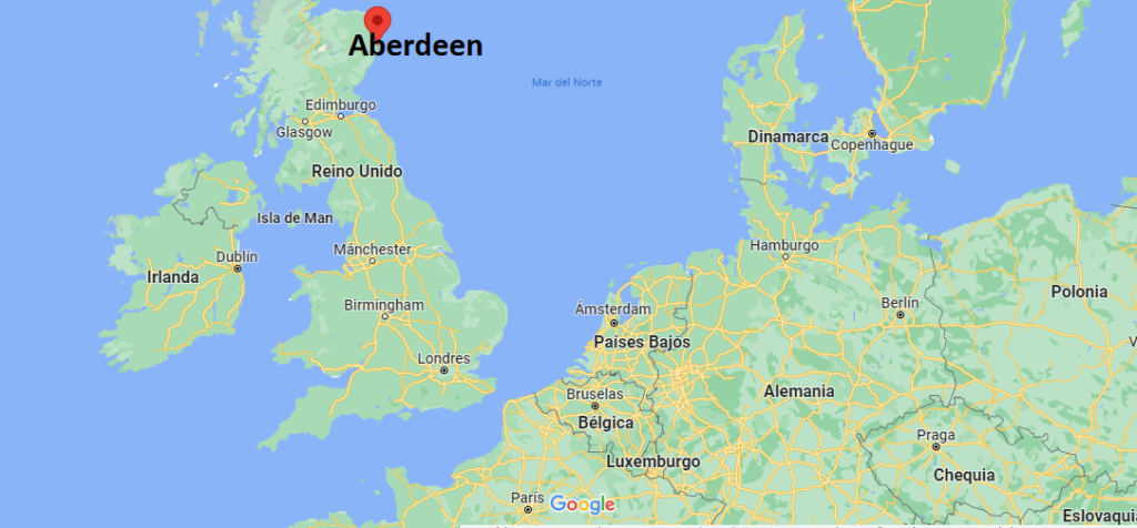 ¿Dónde está Aberdeen