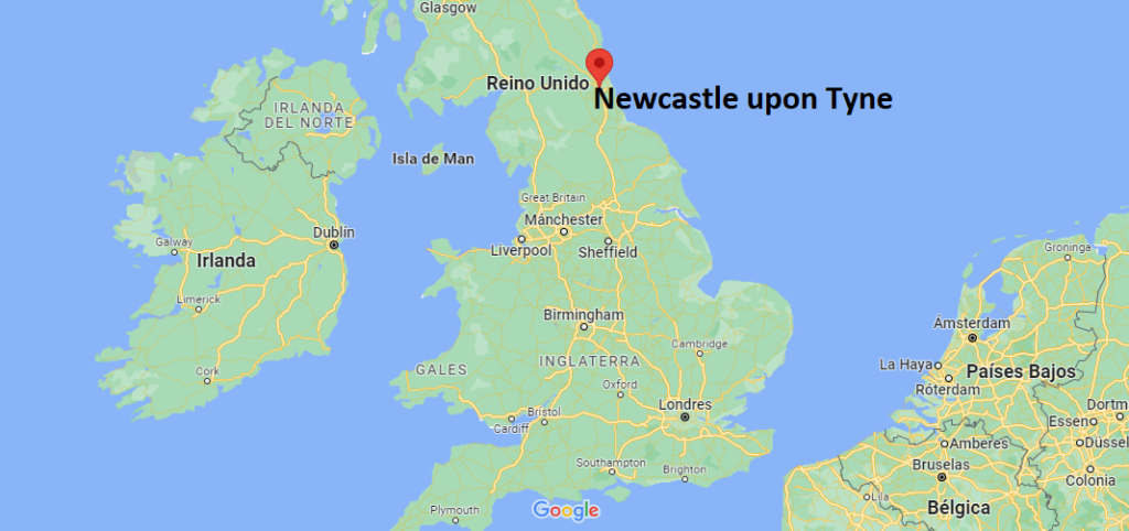 ¿Dónde está Newcastle upon Tyne