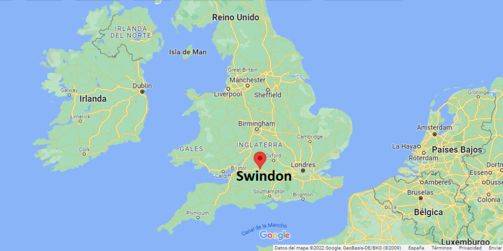 ¿Dónde está Swindon