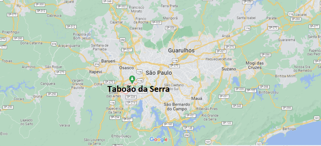 ¿Dónde está Taboão da Serra Brasil