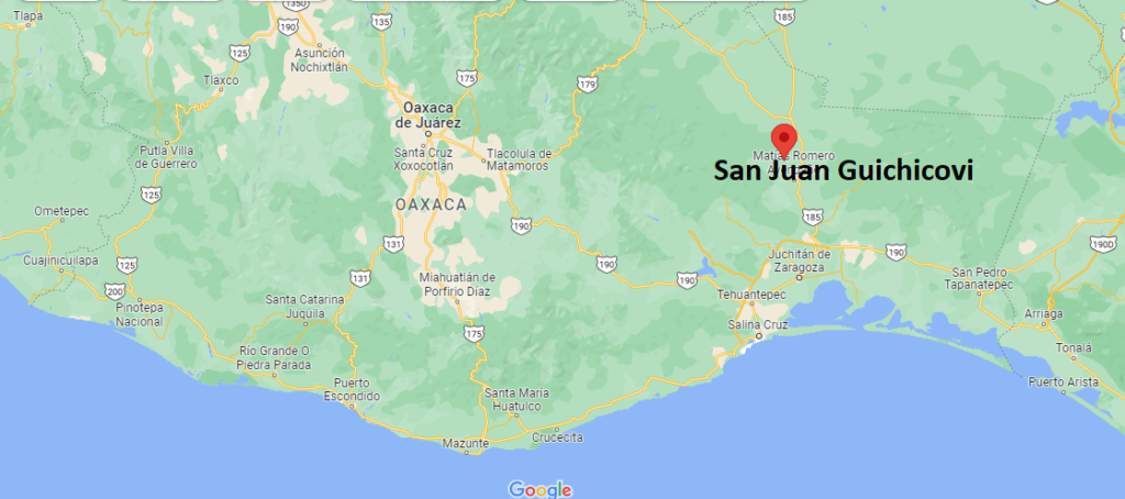 Dónde queda San Juan Guichicovi