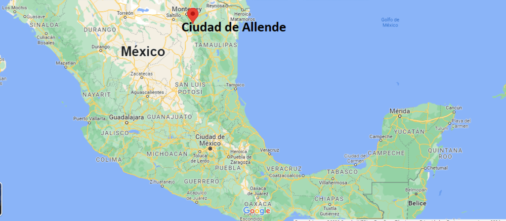 ¿Dónde está Ciudad de Allende Mexico