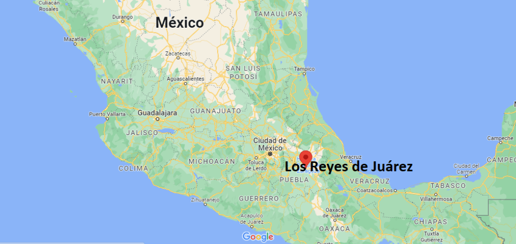 ¿Dónde está Los Reyes de Juárez