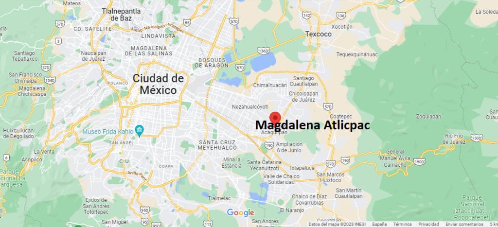 ¿Dónde está Magdalena Atlicpac Mexico