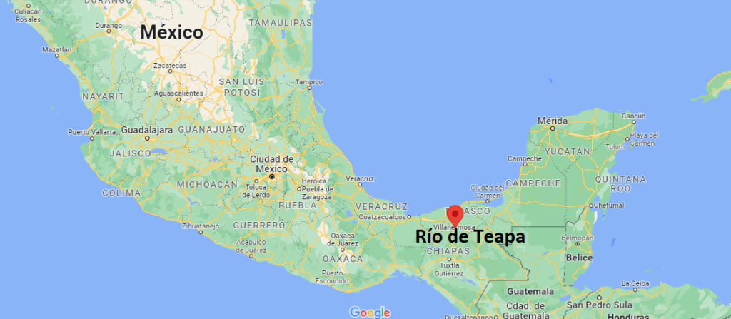 ¿Dónde está Río de Teapa