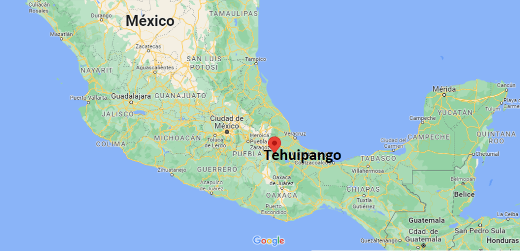 ¿Dónde está Tehuipango Mexico