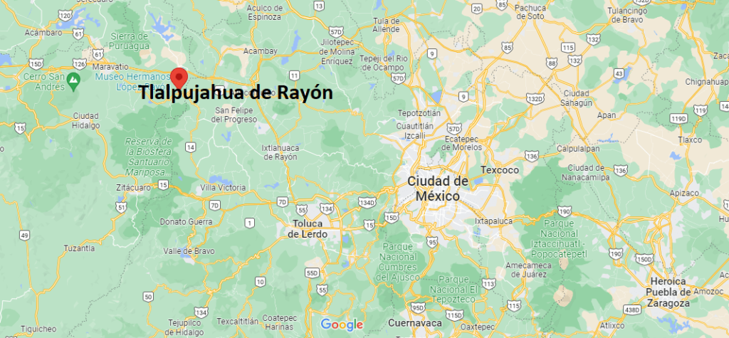 ¿Dónde está Tlalpujahua de Rayón