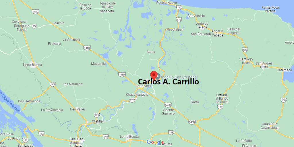 Dónde queda Carlos A. Carrillo