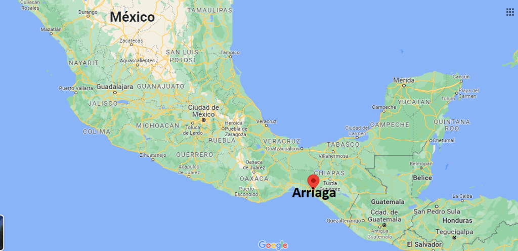¿Dónde está Arriaga Mexico