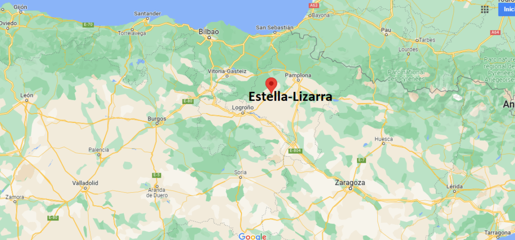 ¿Dónde está Estella-Lizarra en España