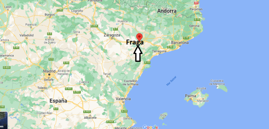 ¿Dónde está Fraga en España