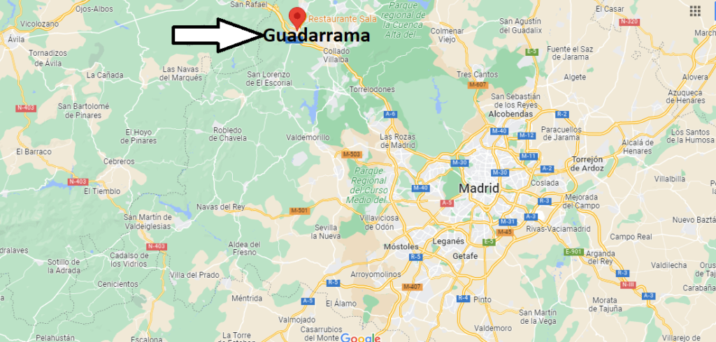 ¿Dónde está Guadarrama