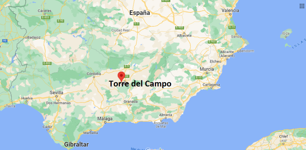 ¿Dónde está Torre del Campo en España