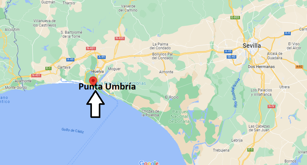 ¿Dónde se sitúa Punta Umbría