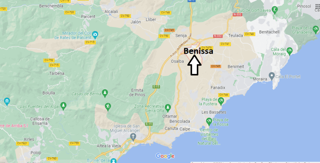 Benissa en España