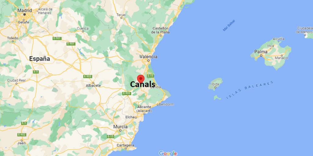 ¿Dónde está Canals en España