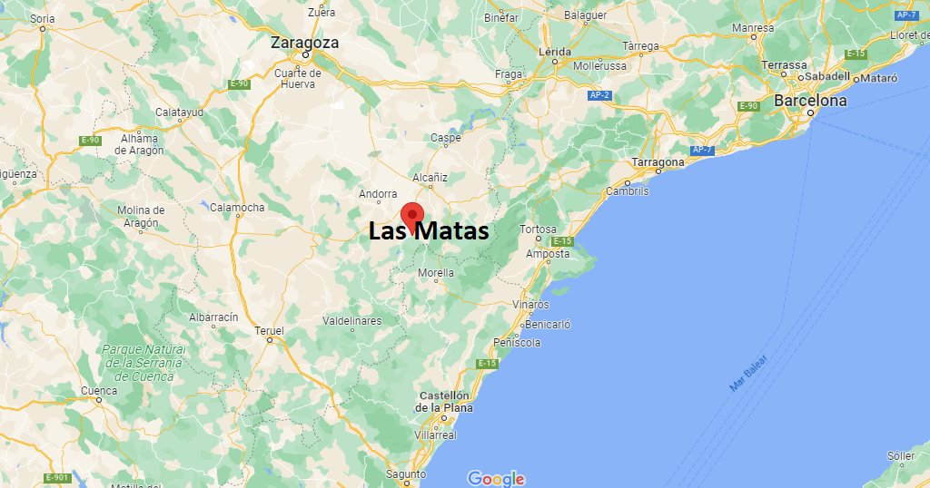 ¿Dónde está Las Matas en España