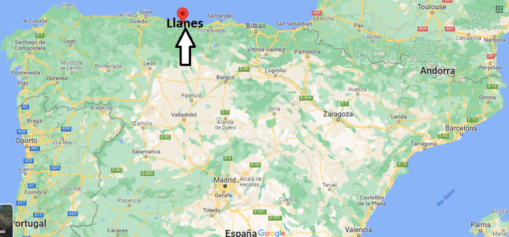 ¿Dónde está Llanes en España