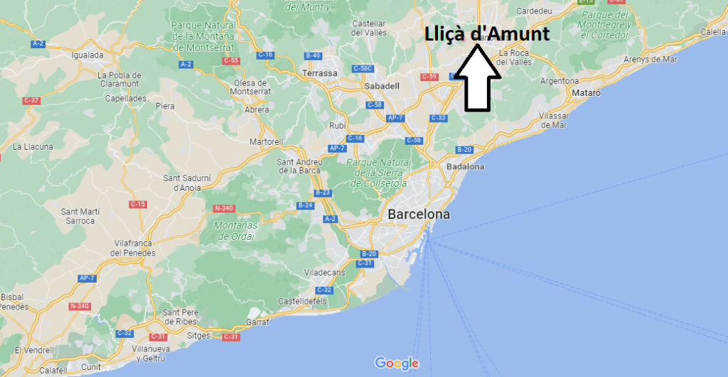 ¿Dónde está Lliçà d'Amunt en España