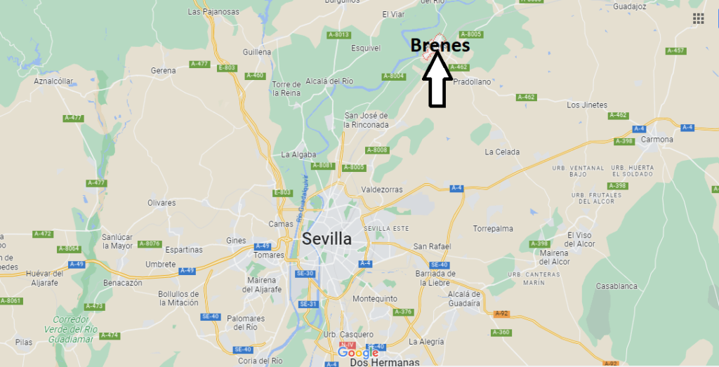 ¿Dónde está Brenes en España