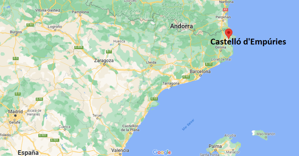 ¿Dónde está Castelló d'Empúries