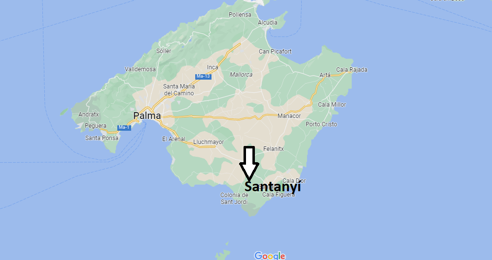 ¿Dónde está Santanyí