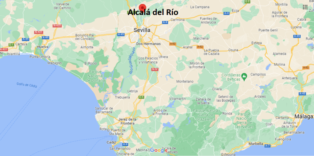 ¿Dónde está Alcalá del Río