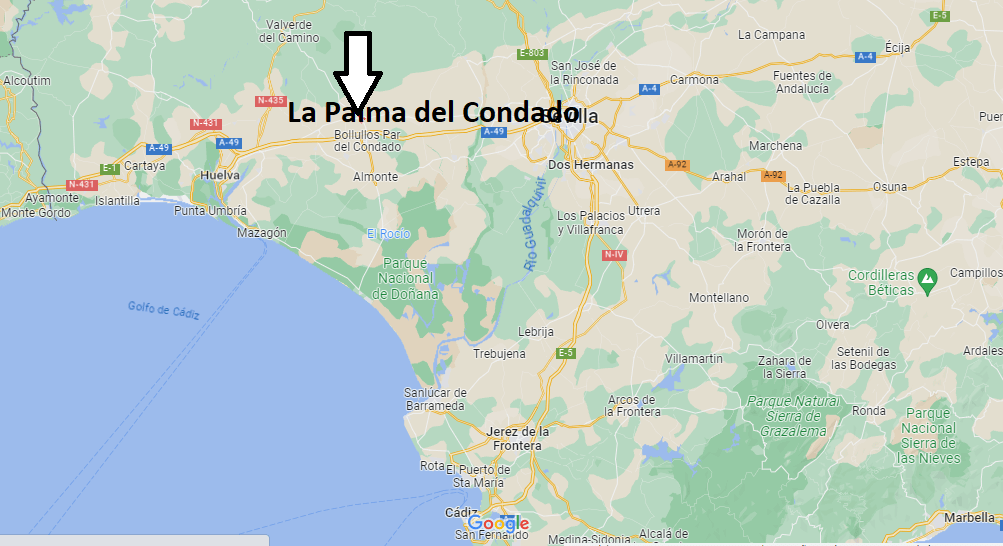 ¿Dónde está La Palma del Condado