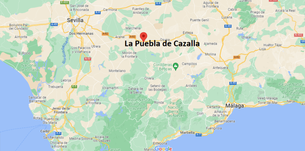 ¿Dónde está La Puebla de Cazalla