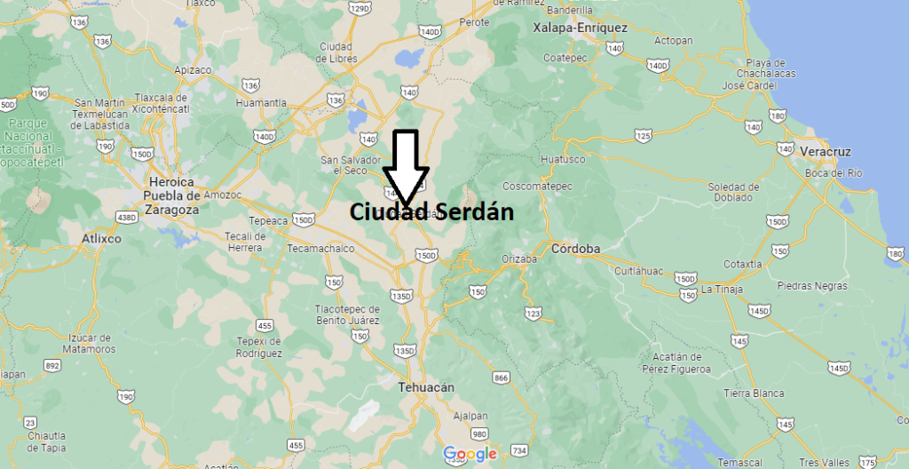 ¿Dónde está Ciudad Serdán Mexico