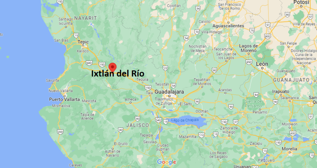 ¿Dónde está Ixtlán del Río Mexico