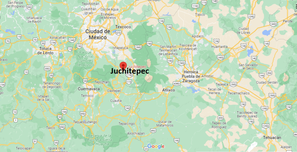 ¿Dónde está Juchitepec Mexico